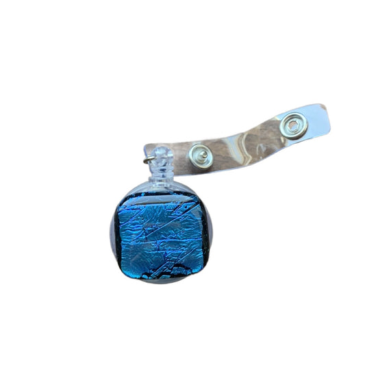 Blue Butterfly Wing Badge Reel